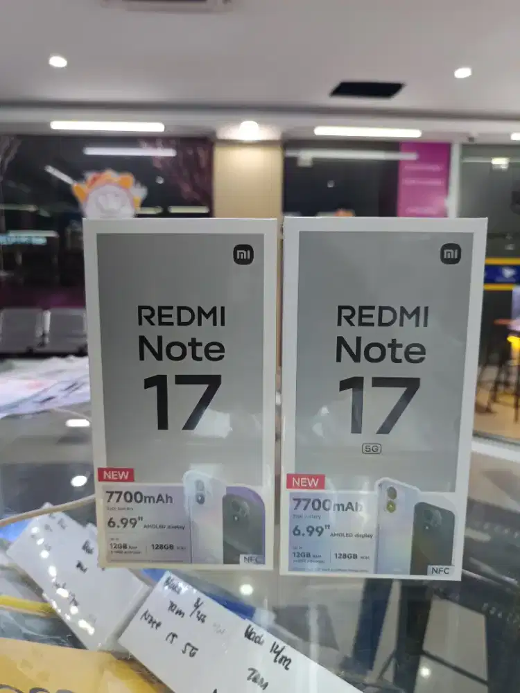 Redmi Note 17 4g & 5g ready stok