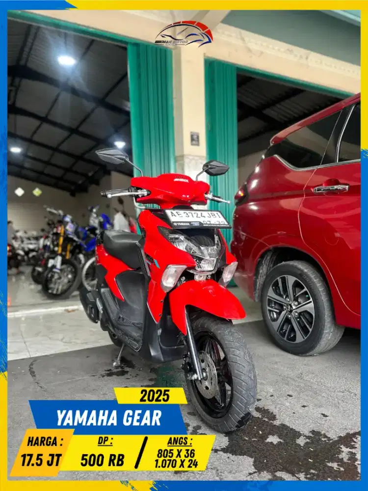 YAMAHA GEAR 2025 PLAT AE BARANG ISTIMEWA HIKMAH MOTOR KEPUH MALANG