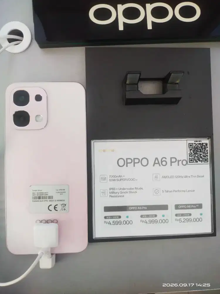 Oppo a6pro 5g, jual cash, cicilan tukar tambah dan bisa cod