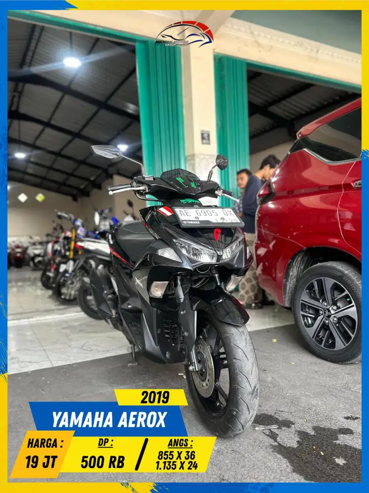 YAMAHA AEROX 2019 PLAT AE GASS POLL MASZEEHH HIKMAH MOTOR KEPUH MALANG