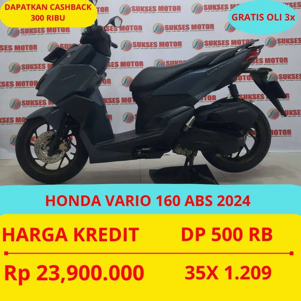 HONDA VARIO 160 ABS 2024 DP MURAH 500 RIBU GUYSS