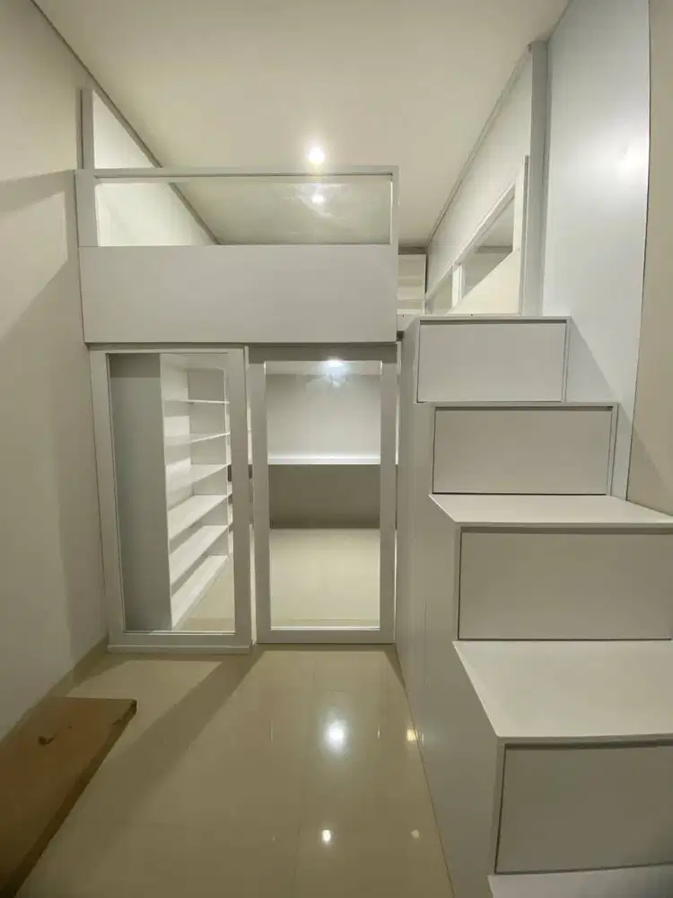 Mezzanine Bed Custom Minimalis | Tempat Tidur Tingkat Custom