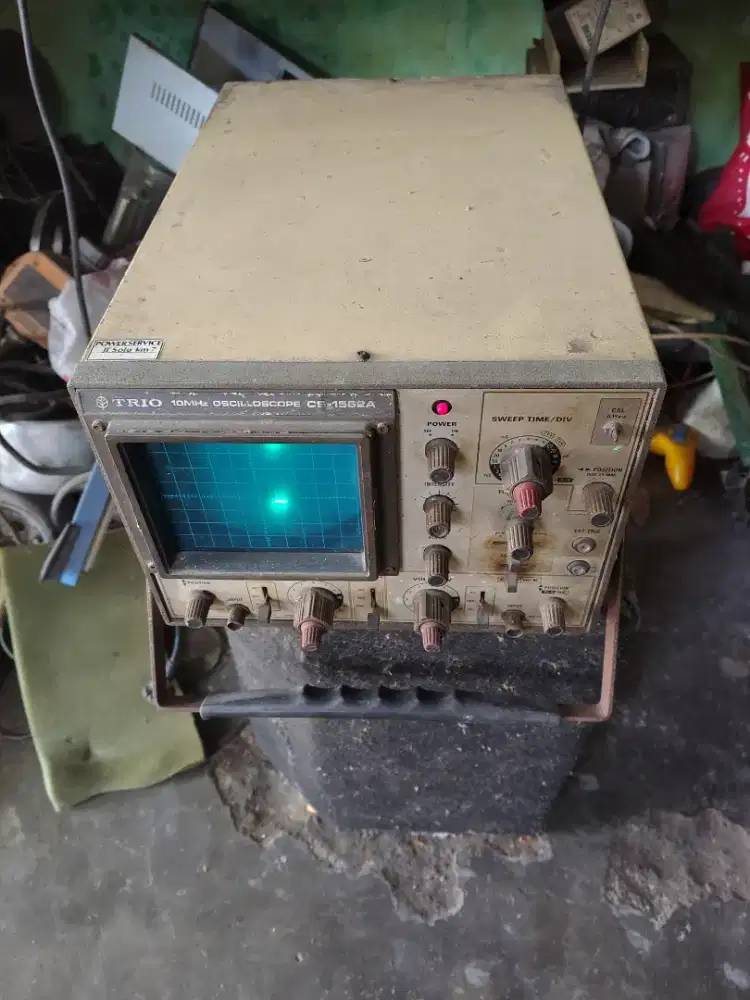 Osiloskop Analog Vintage Trio CS-1562A 10MHz Original Kenwood