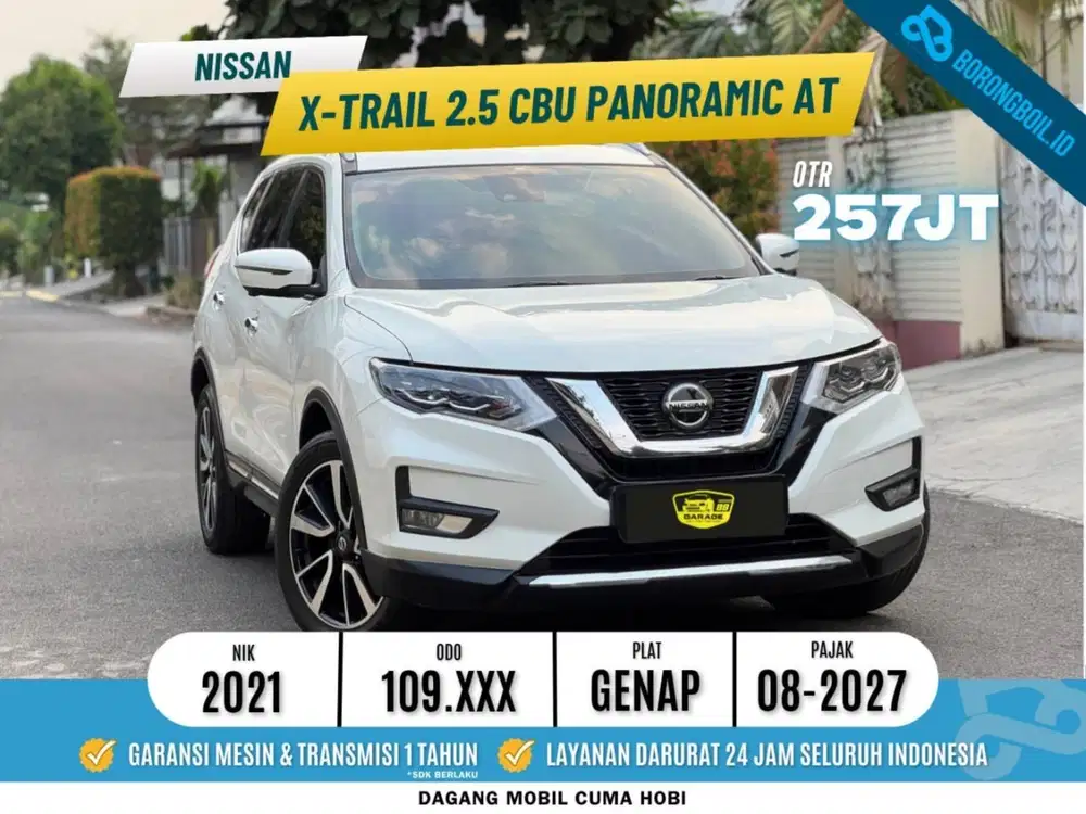 Nissan Xtrail 2.5 CBU AT Sunroof 2021/2022 FULL RECORD! | CRX CX5