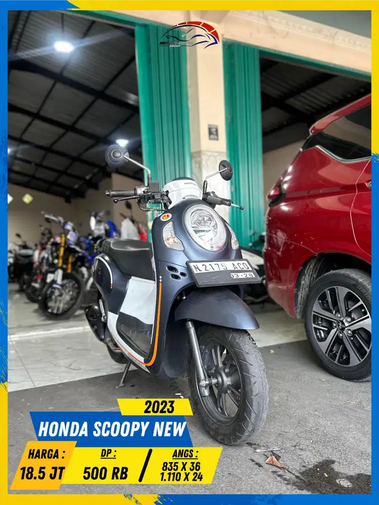 HONDA SCOOPY NEW 2023 MANTAP MASZEHH HIKMAH MOTOR KEPUH MALANG