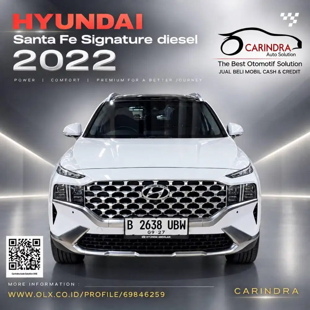 Hyundai Santafe Signature 2022 diesel matic good condition