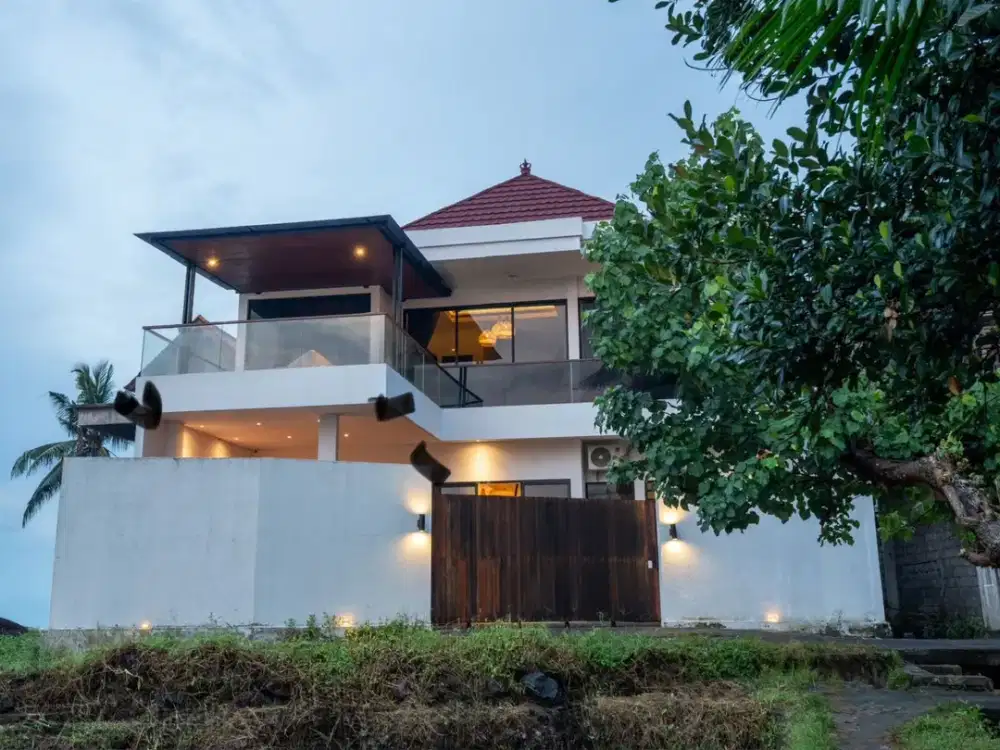 FOR SALE  Villa bergaya tropis minimalis modern tengkulak kemenuh Ubud view sawah