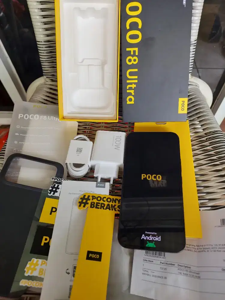 Poco F8 ultra resmi indo ram 16/512 gb fullset original garansi on