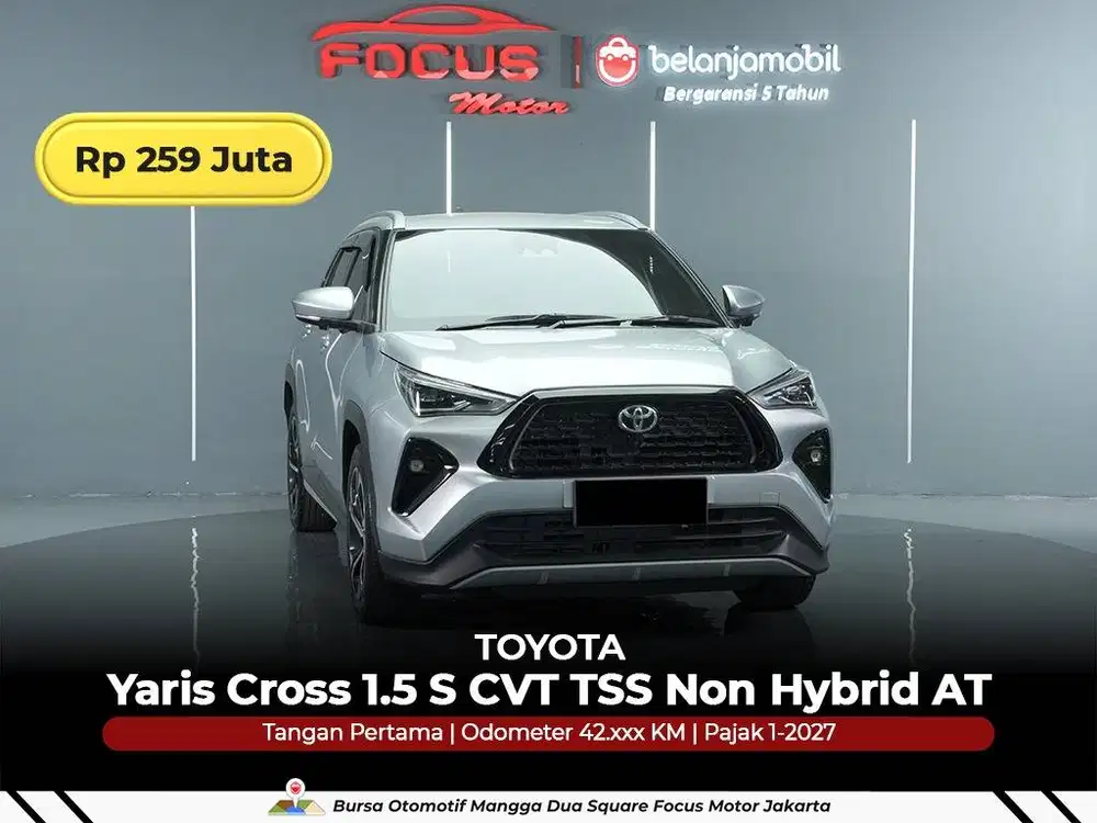 [GARANSI 5THN] Toyota Yaris Cross 1.5 S TSS Non Hybrid 2022/2023/2024