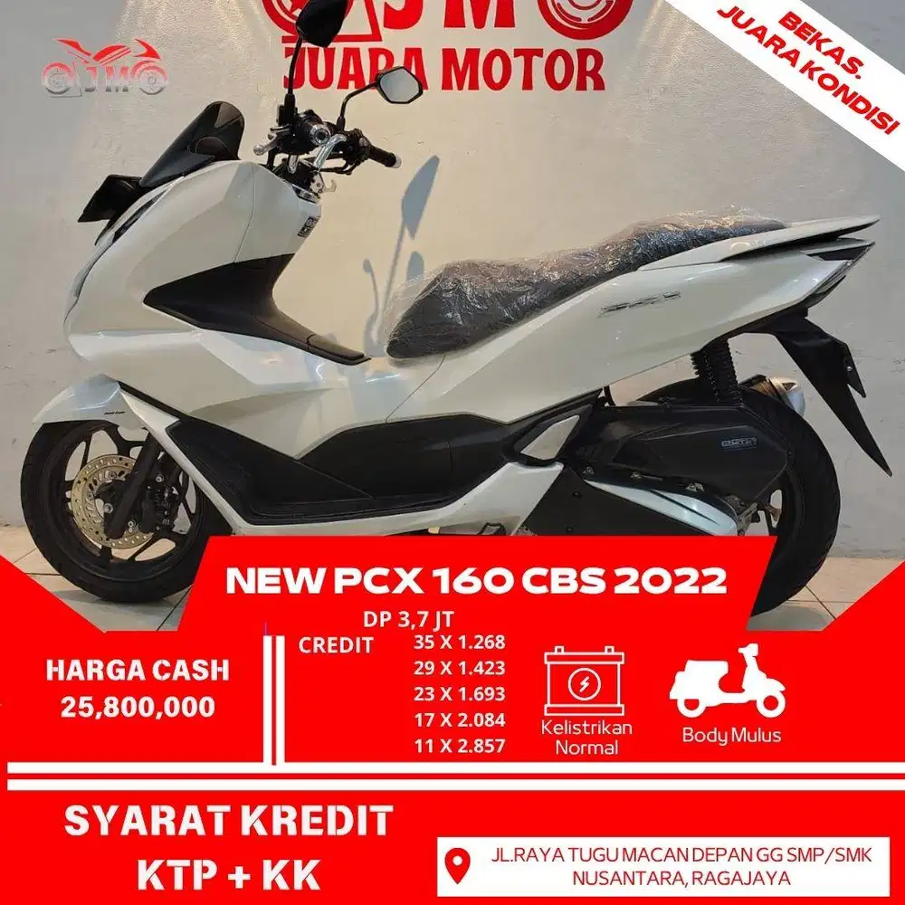 NEW PCX 160 CBS 2022 KONDISI TERAWAT UNIT SIAP PAKAI