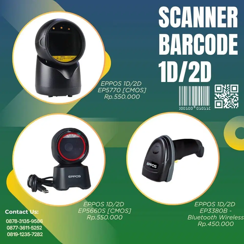 Scanner Barcode 1D/2D