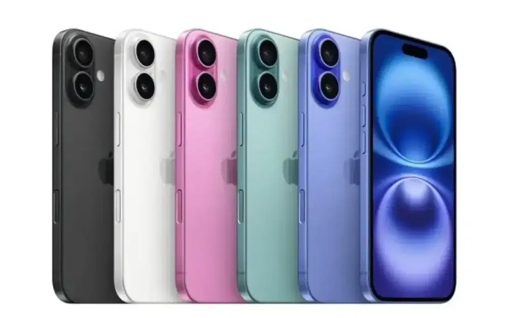iPhone 16 128, 256 GB, New iBox Garansi Resmi 1 Tahun.
