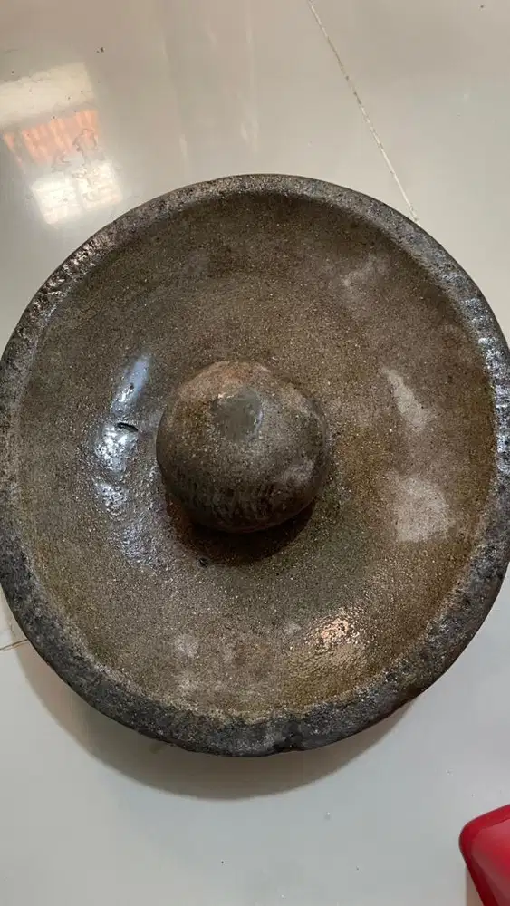 Batu ulekan asli
