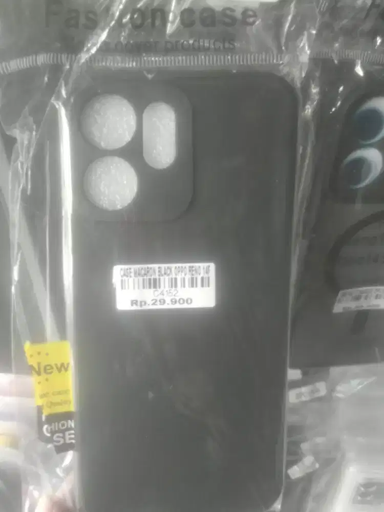 CASE MACARON BLACK OPPO RENO 14F | ATLANTIS DAHSYAT