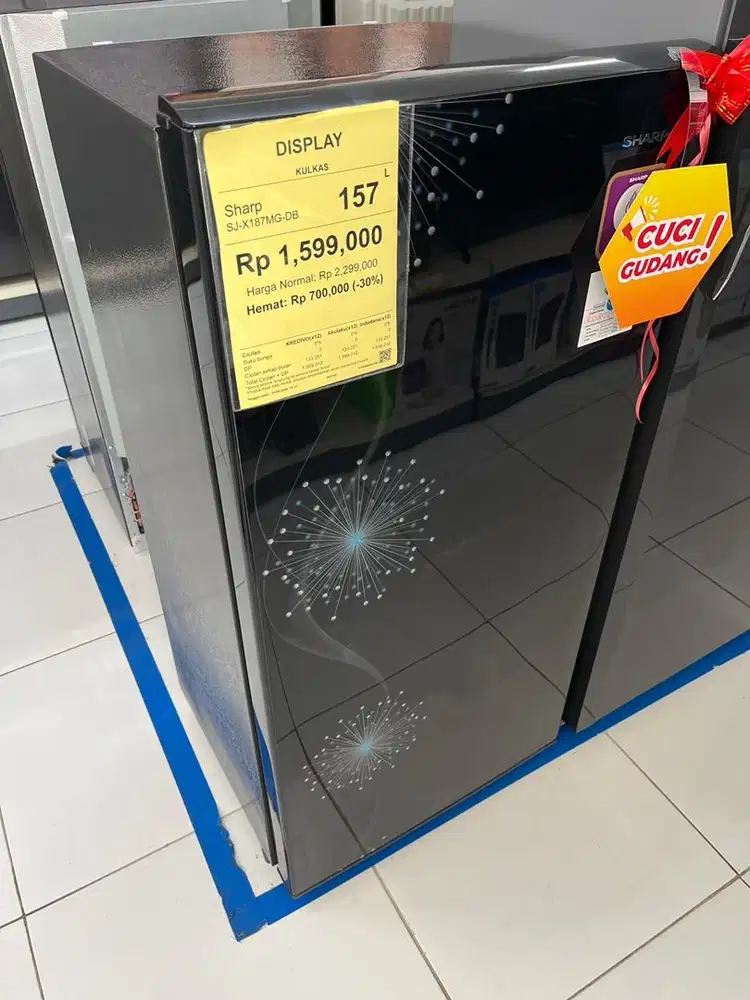 SHARP KULKAS 1 pintu 157L