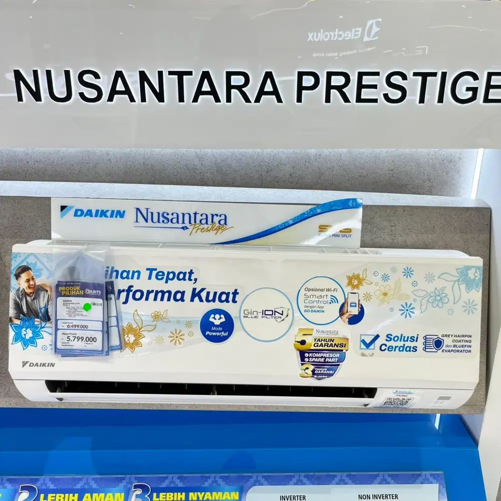 DAIKIN AC STANDARD 1/2 PK, BISA CICILAN 0%