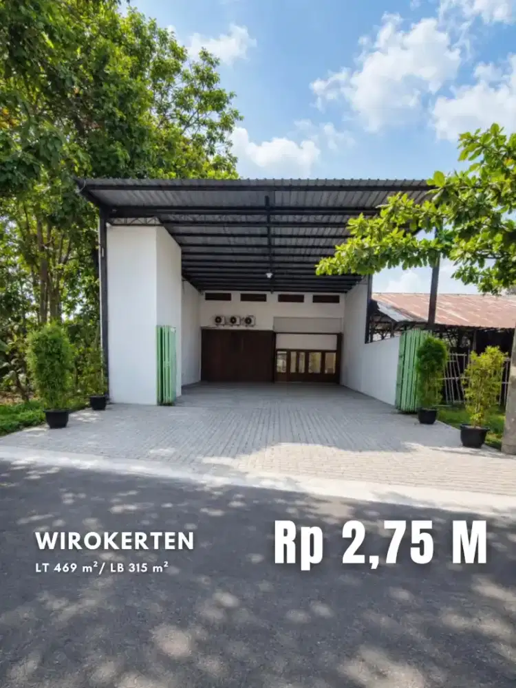 Dijual Kantor dan Workshop Strategis di Wirokerten Banguntapan