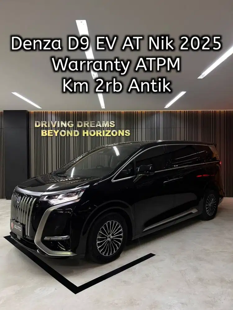 Denza D9 EV AT 2026 Hitam Km2rb B2186SND Nik 2025