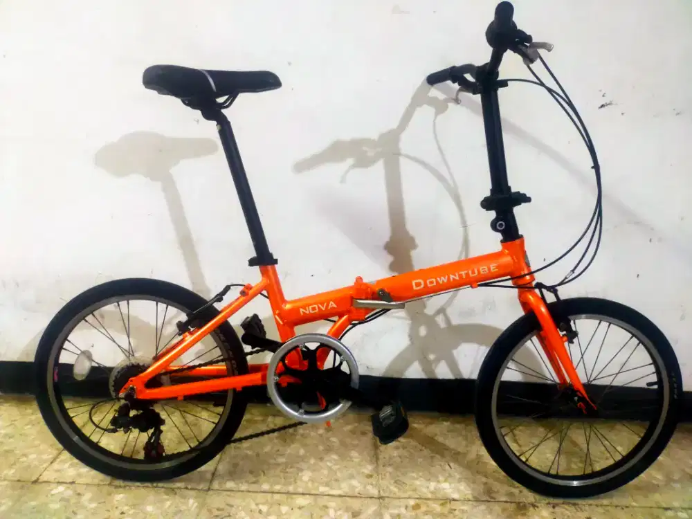 Sepeda lipat downtube nova original mulus