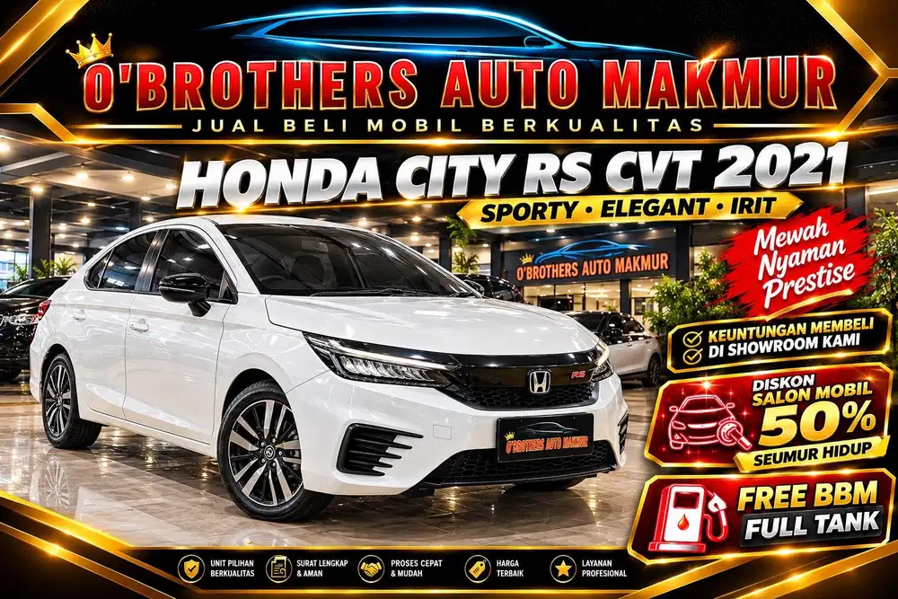 HONDA CITY HATCHBACK RS MATIC AT 2021 PUTIH