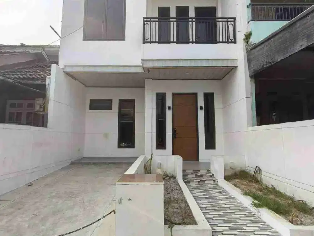 Rumah Baru 2 Lantai Minimalis Modern Dalam Komplek Graha Raya
