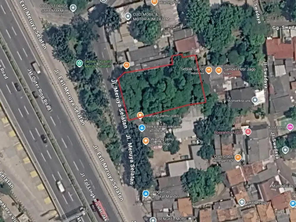 Kavling Lokasi Strategis Samping Koridor Jorr di Meruya Selatan Jakarta Barat *0028-Chrcrsmar*