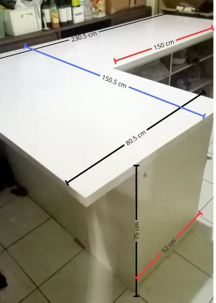 Meja serbaguna / meja warteg