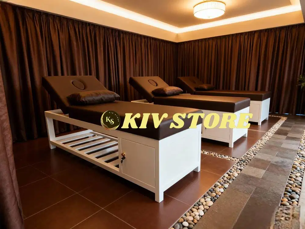 Bed Massage Kayu Jati Landa Busa Rebonded – Ranjang Pijat P190 L70 T70