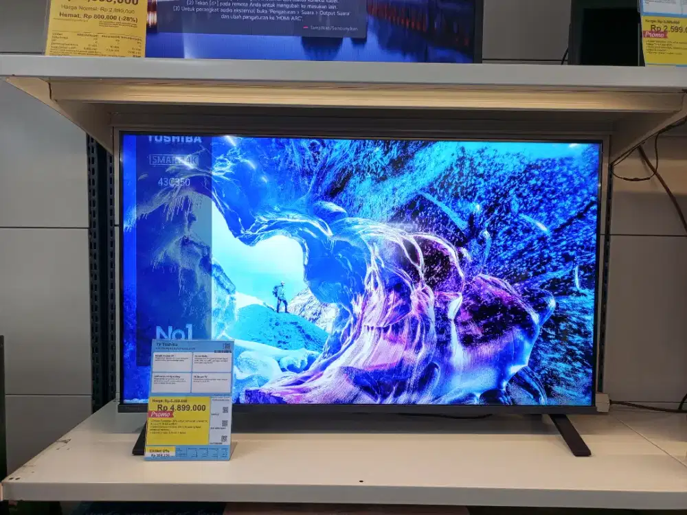 KREDIT DAN CASH TV TOSHIBA 43 GOGLE TV