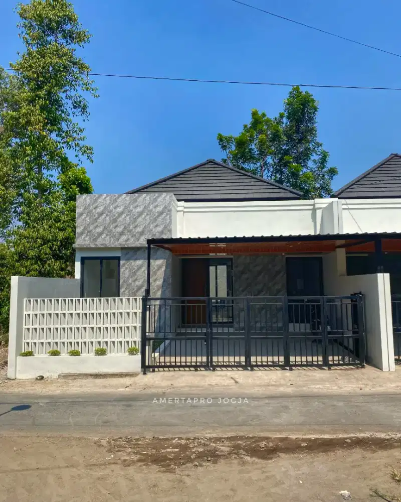 Rumah Modern Minimalis Tipe 80 Jalan Kaliurang 10 menit Kampus UII