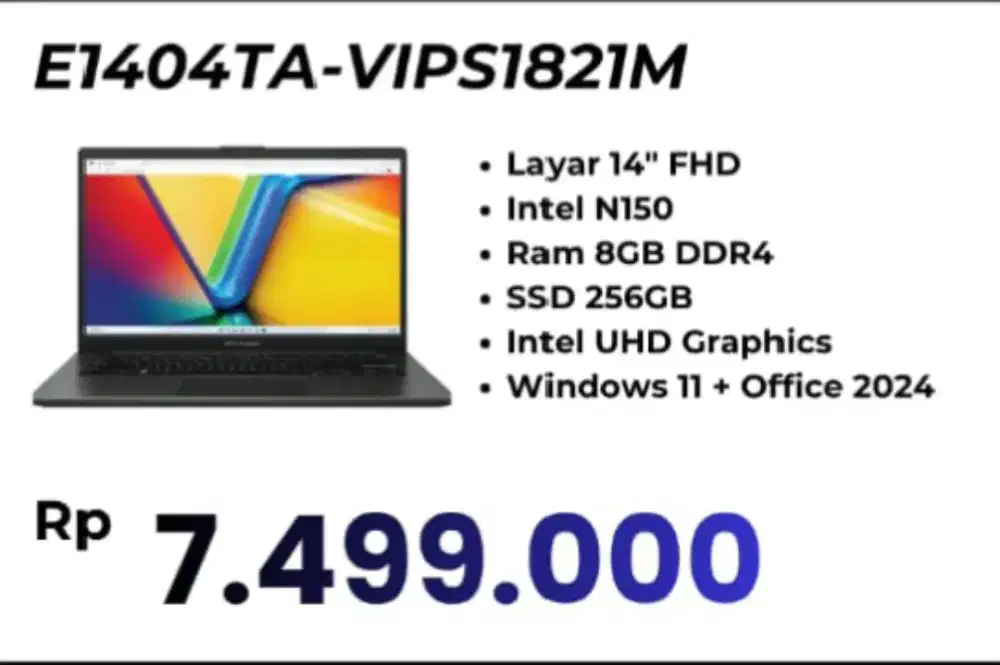 KREDIT DAN CASH LAPTOP ACER 8/512GB