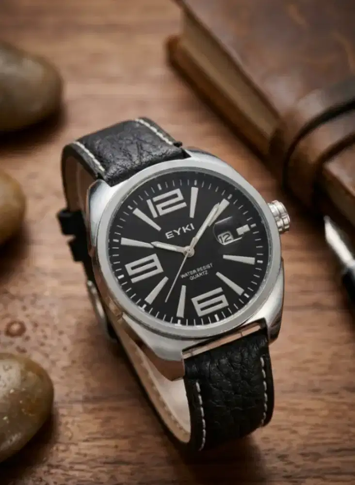 Jam tangan EYKI Quartz strap kulit