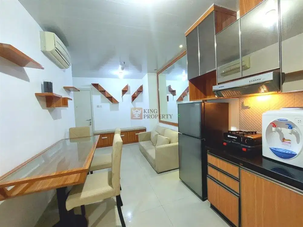 Rare Unit! Sewa Madison Park 2BR Jadi 1BR 49m² Full Furnished, Full Parquet, Hadap Utara – Podomoro City Jakarta Barat