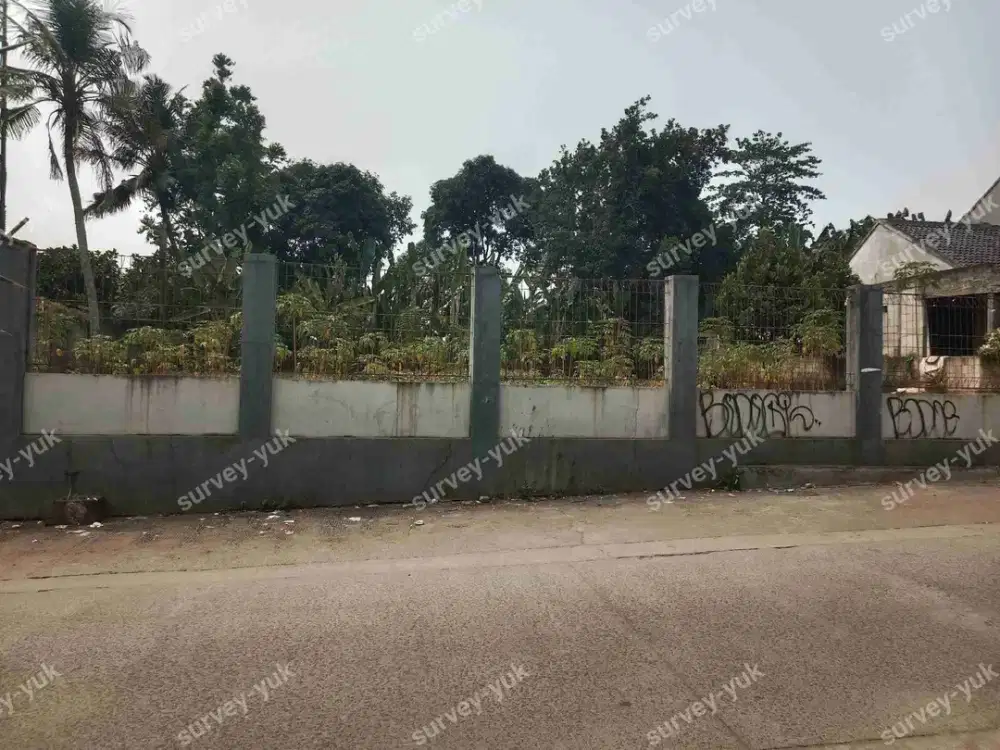 Tanah luas 1700 m2 shm pinggir jalan Lengkong + BSD Tangerang Selatan