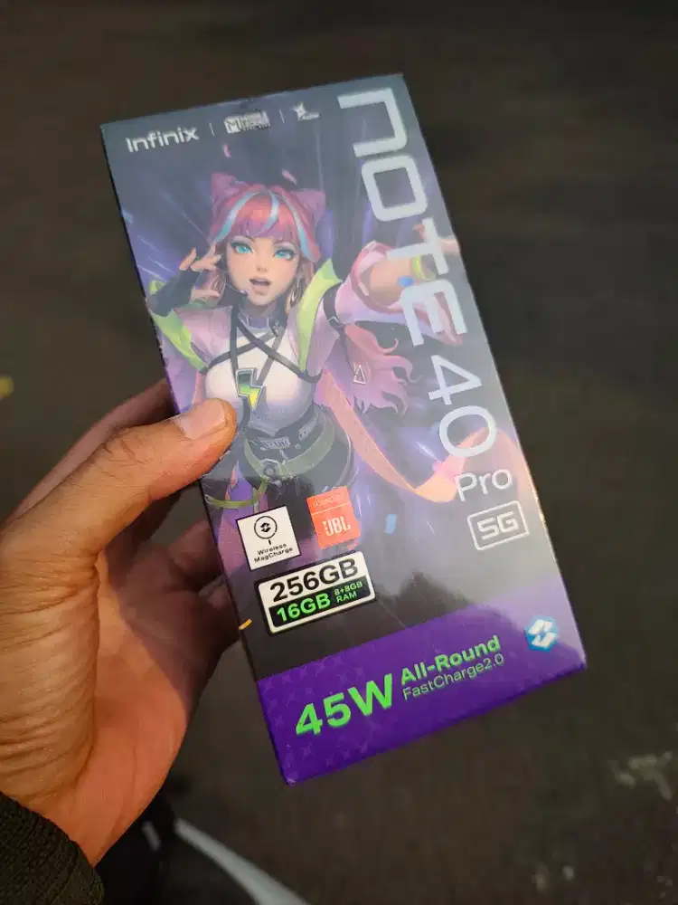 Infinix note 40 pro 5G 8/256 New segel box jual cepat
