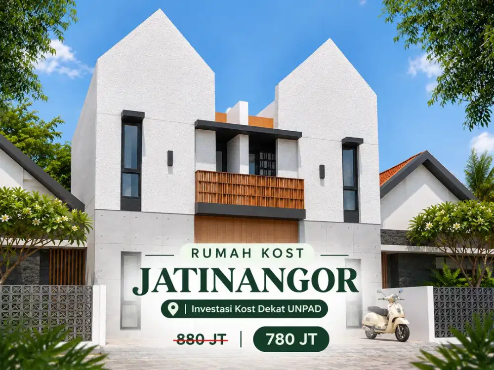 Rumah Kost di Kawasan Kampus Jatinangor - Promo 700 Jutaan