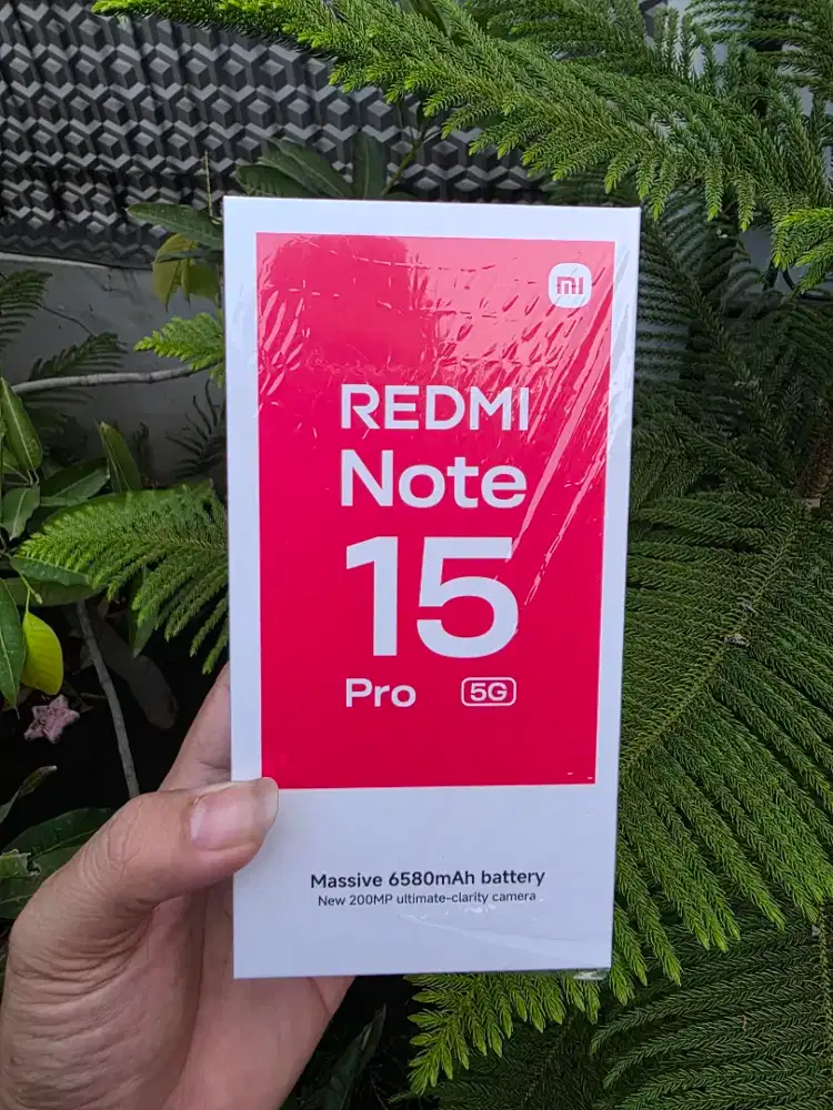 Redmi note 15 pro 5G ram 12/512 kualitas 99% mulus