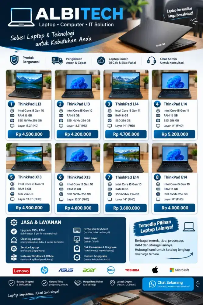 Laptop thinkpad murah