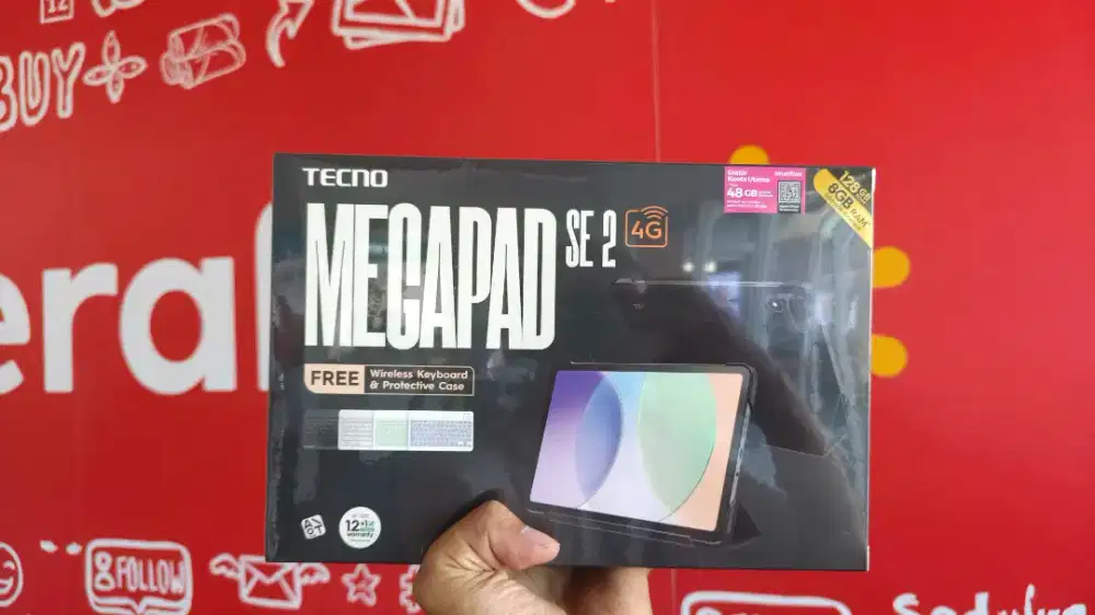TECNO MEGAPAD SE 2 FREE CASE & KEYBOARD WIRELESS