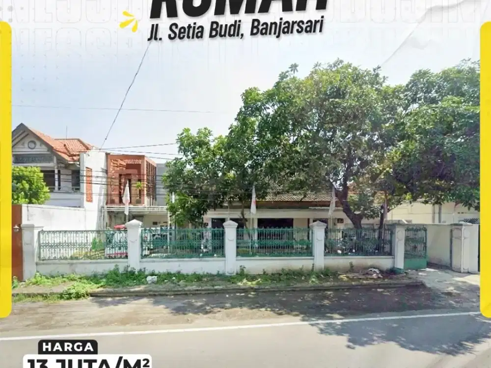 Disewakan Rumah Bisa buat Usaha di Jl setia Budi Manahan