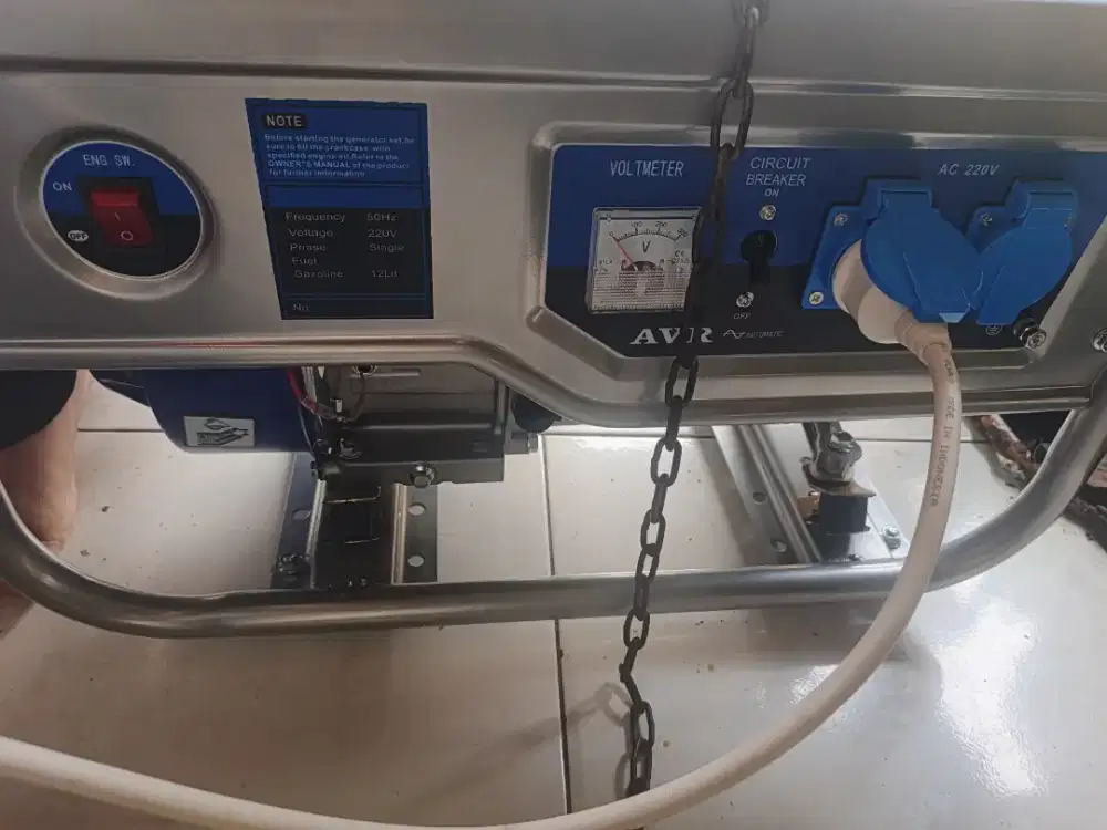 Reaim Mesin Genset Power Pembangkit Listrik AVR 4000 Watt 210CC Genset