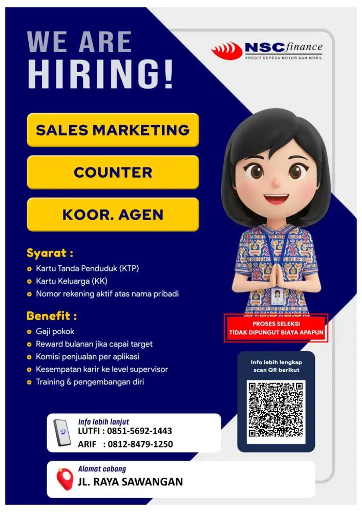 LOWONGAN PEKERJAAN MARKETING