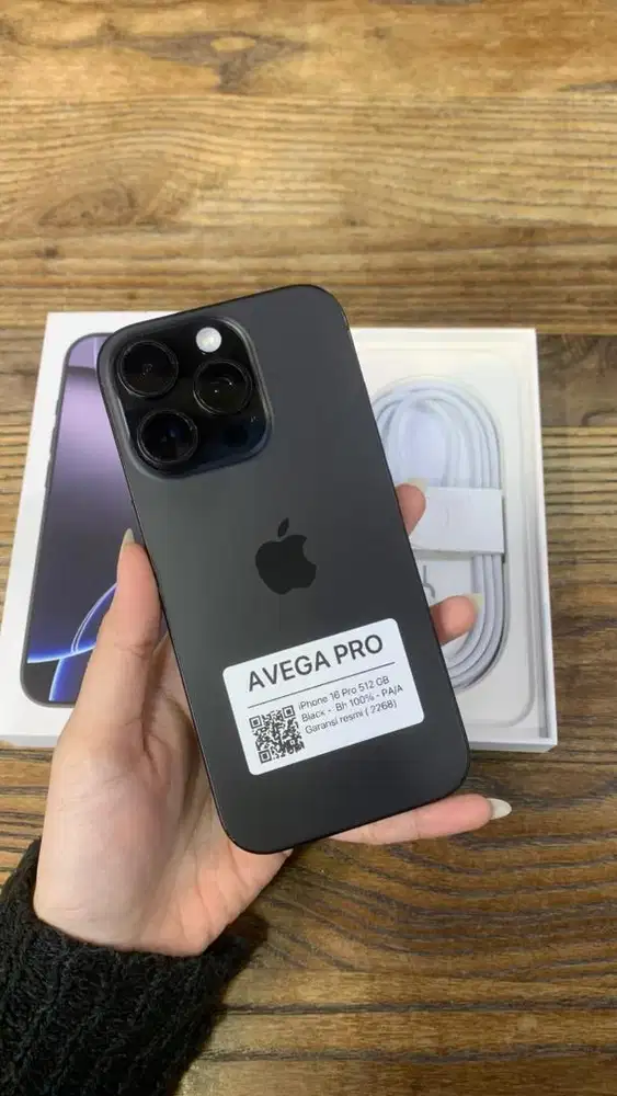 Iphone 16 pro 512 gb black garansi resmi