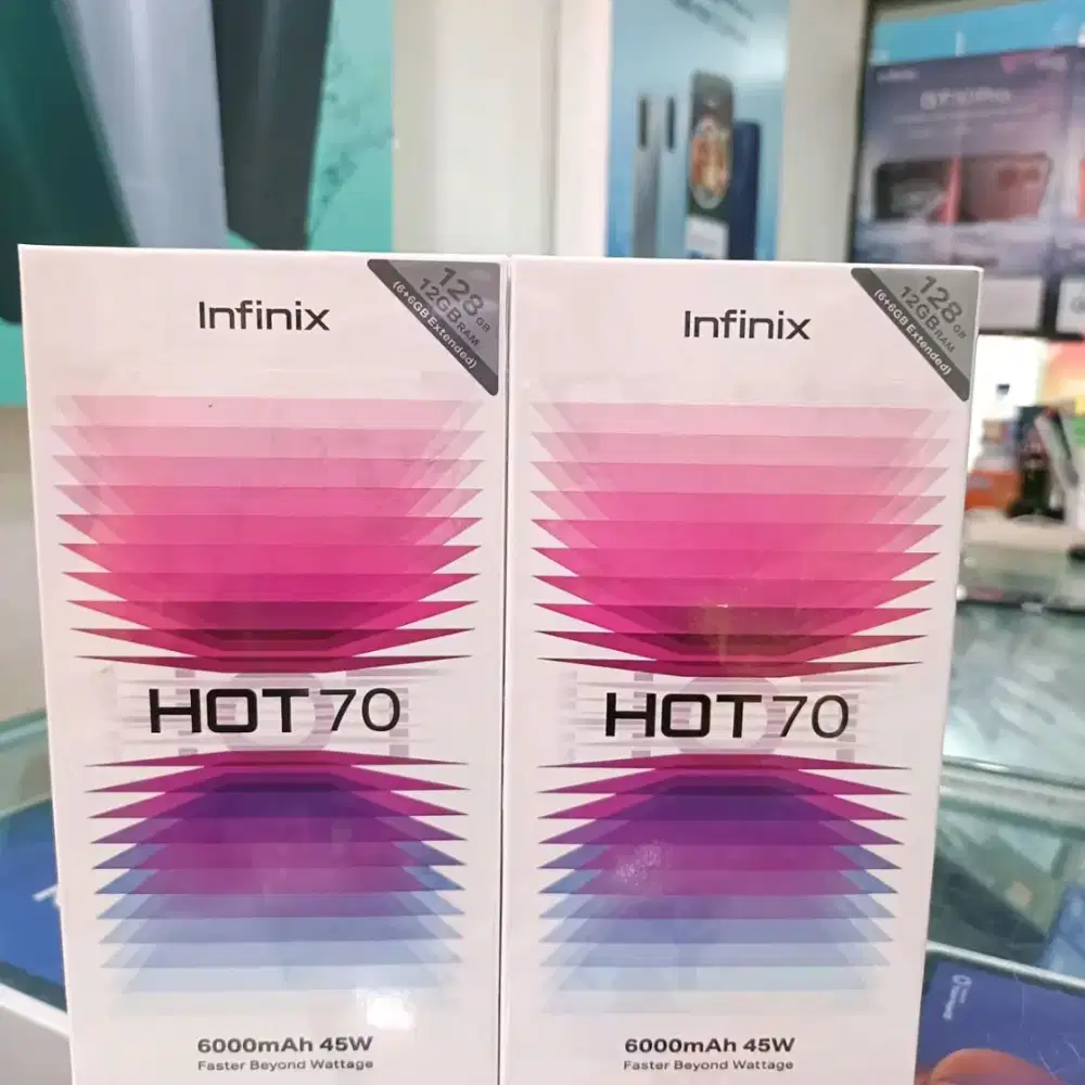 INFINIX HOT 70 6/128GB GARANSI RESMI 1 TAHUN