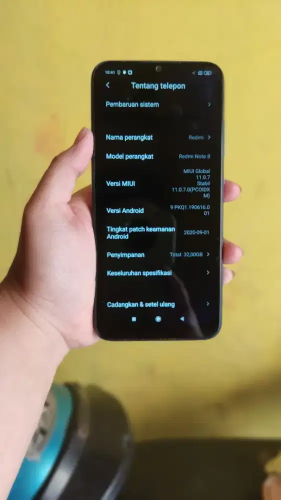 Resmi note 8 ram 3/32gb