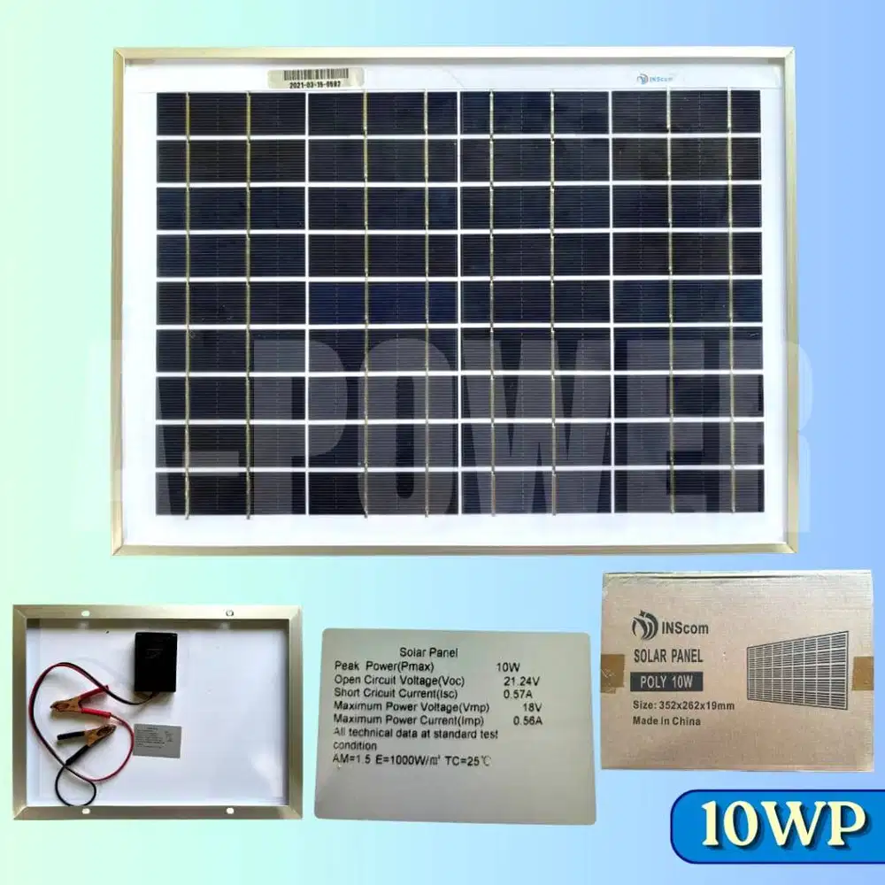 [INSTAN ONLY] - Solar Panel / Panel Surya / Solar Cell 10W