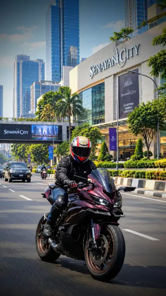 Zx 4R Moonlight red custom