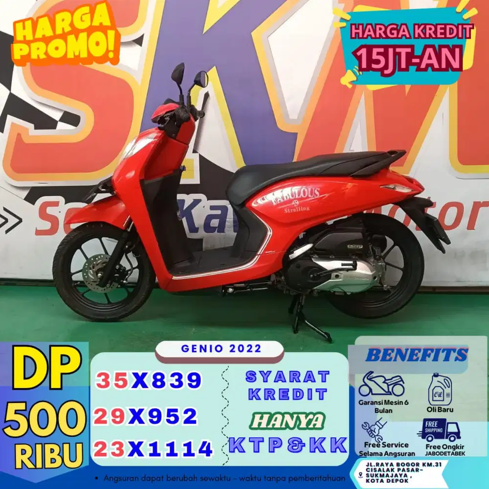 DP 500 ribu proses kredit mudah syarat KTP dan KK saja