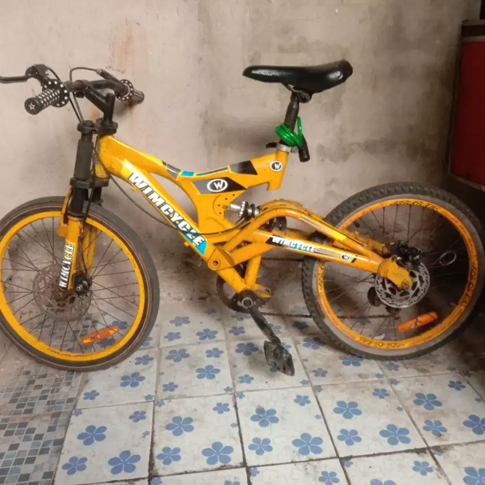 Sepeda MTB BMX Anak Wim Cycle 20 Inch Trail Blaster Rem Cakram DPN blk