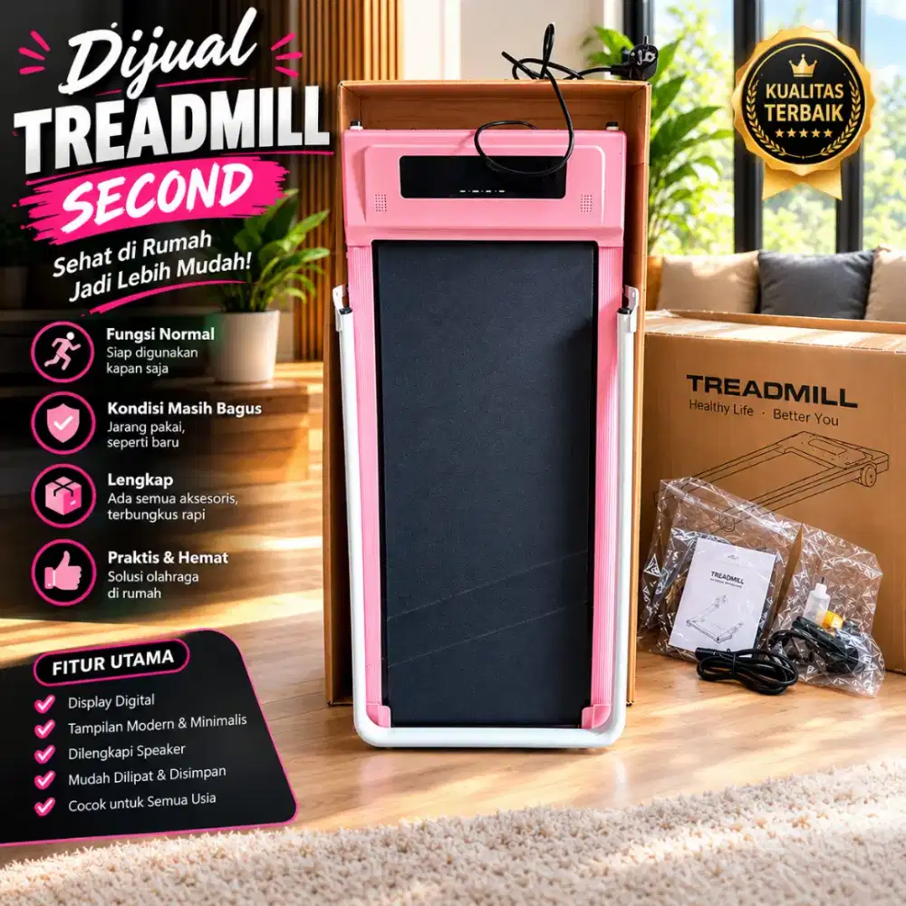 treadmill electrik alat fitnes mesin lari lipat